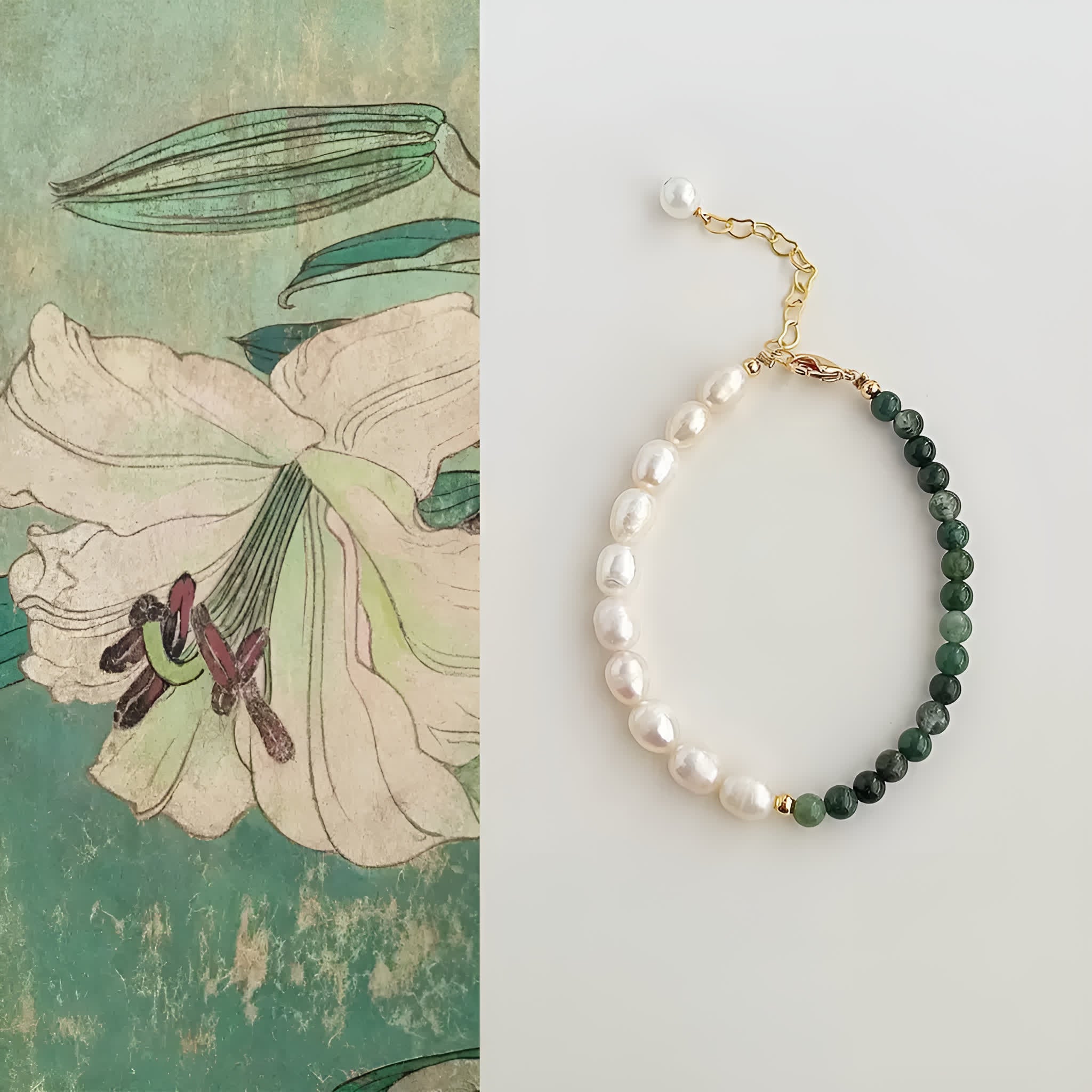 Bracelet de guérison Sérénité Émeraude